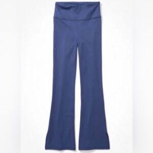 American Eagle Outfitters Deep Blue Flare Leggings